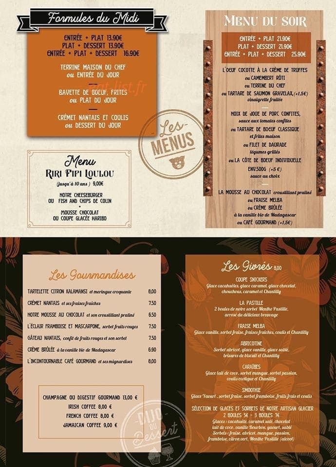 Le cochon qui fume — carte page 2