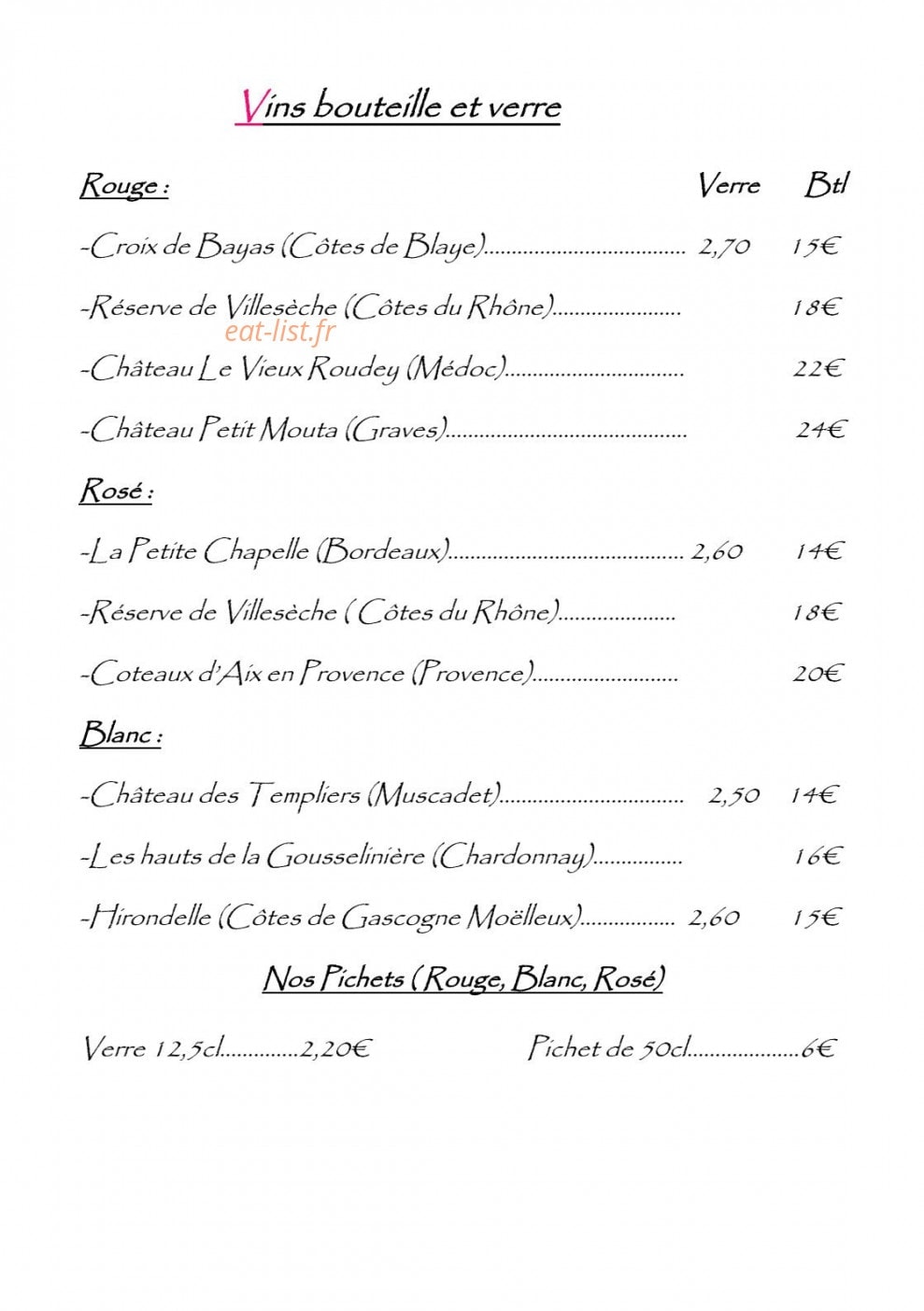 Le CookTown — carte page 4