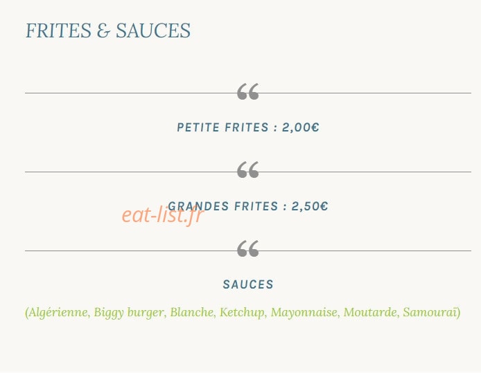Le Fac Food — carte page 12