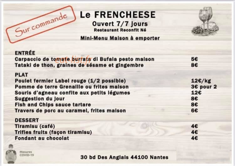 Le Frencheese — carte page 2