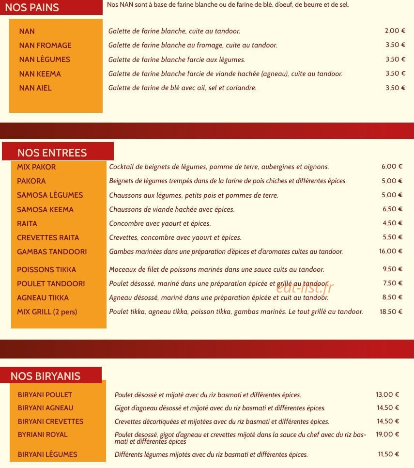 Le Gandhi — carte page 1