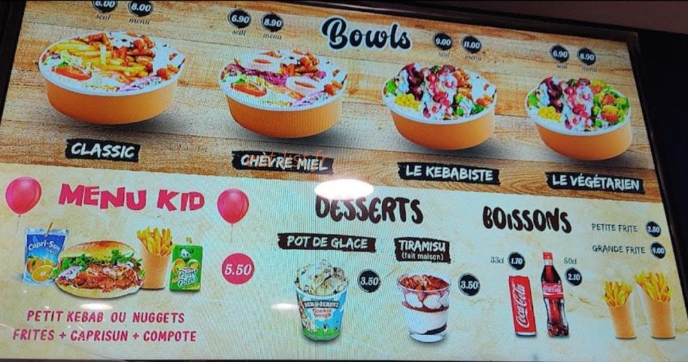 Le Kebabiste — carte page 2
