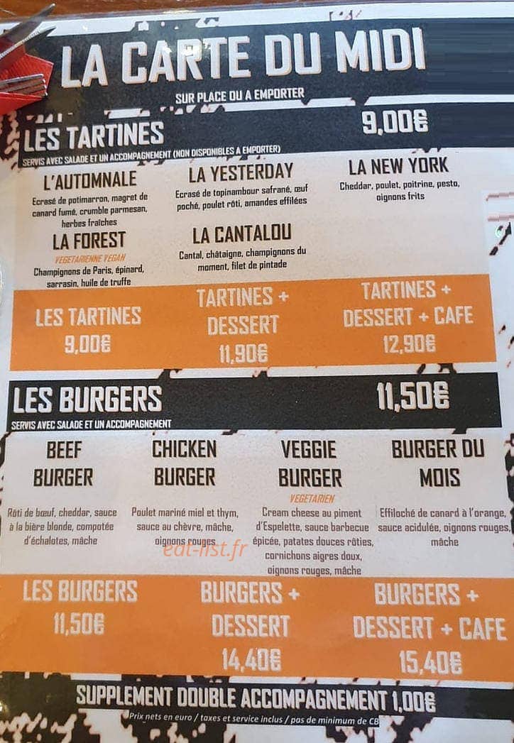 Le Louis Blanc — carte page 1