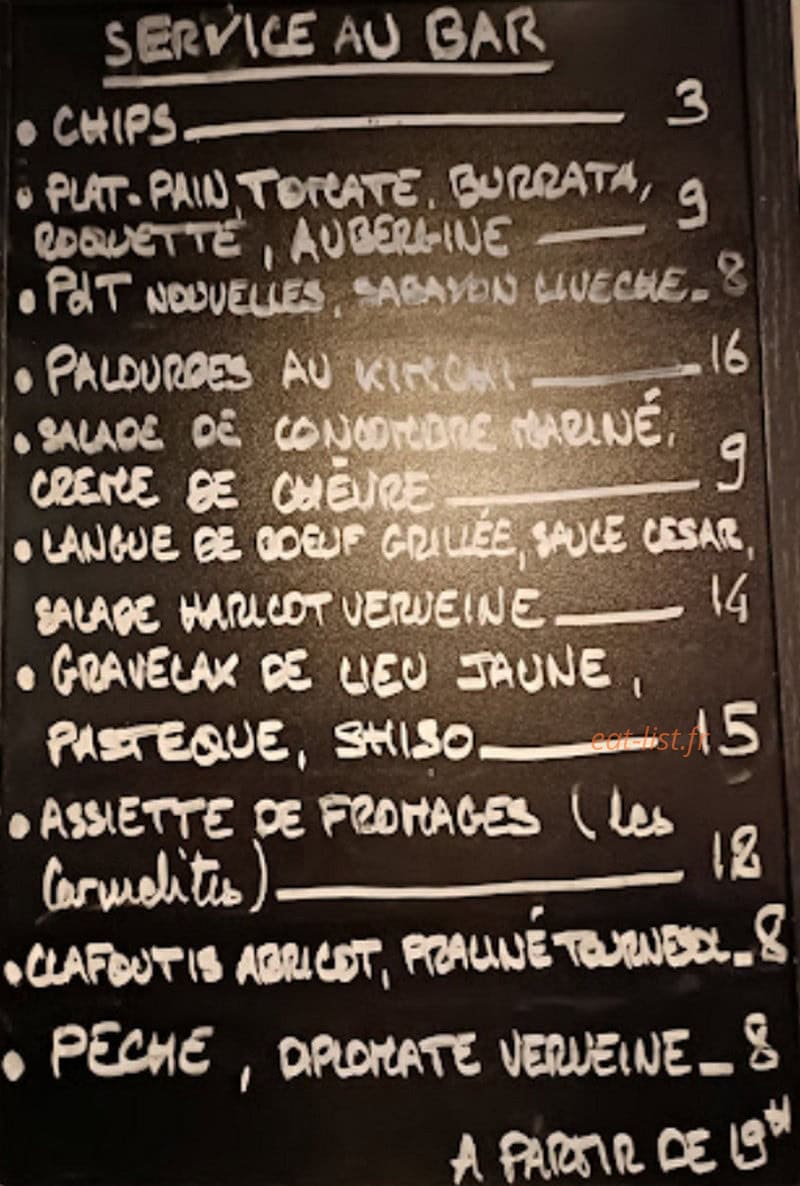 Le Mirza — carte page 1