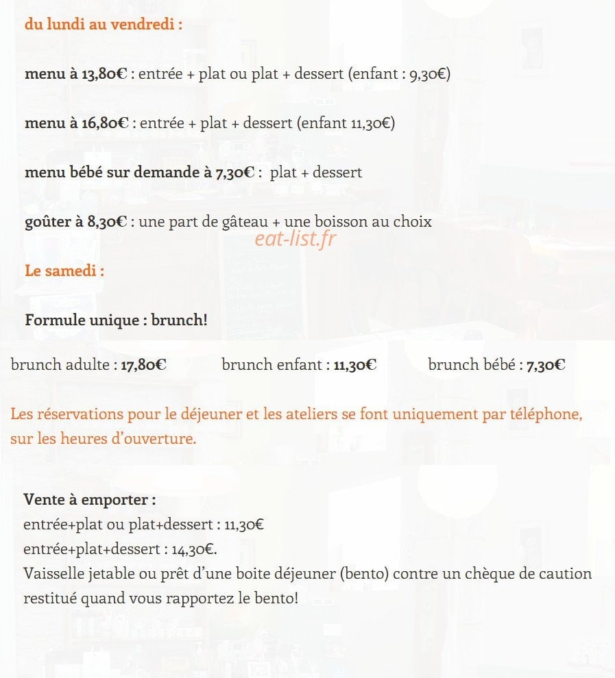 Le P'tit qu'a fait — carte page 1