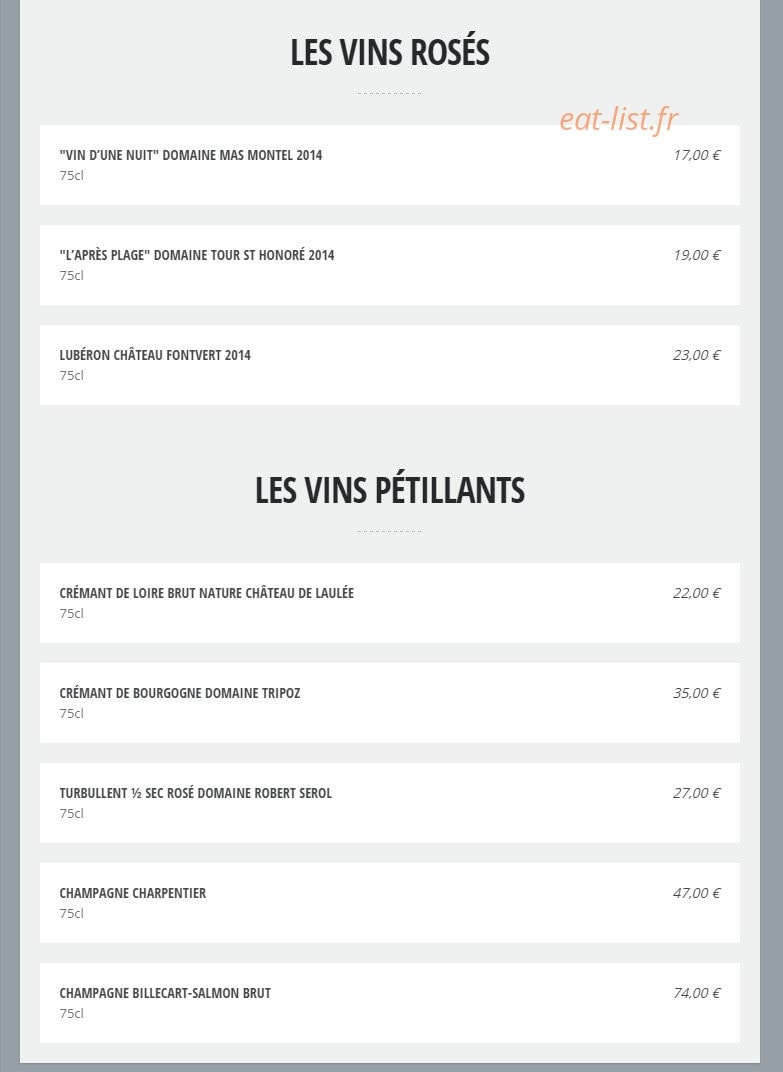 Le Petit Boucot — carte page 4
