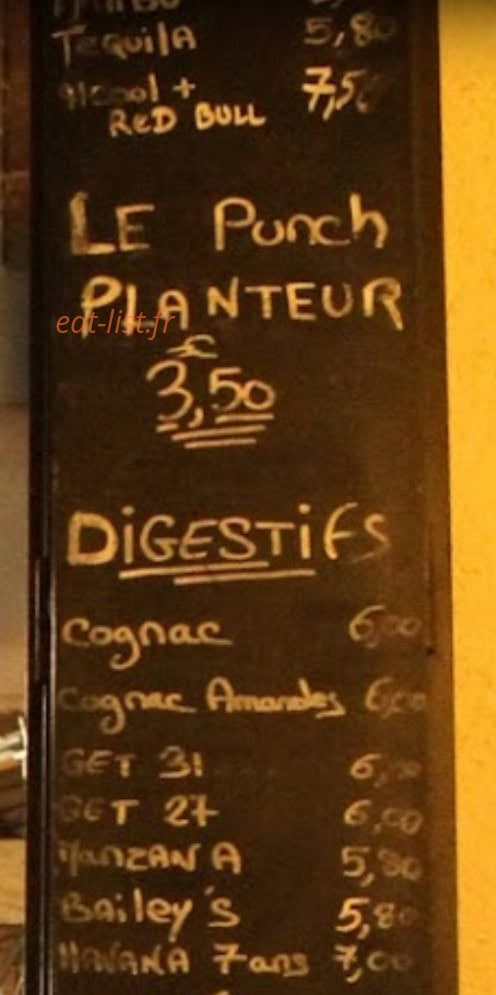 Le Pti Zinc — carte page 1