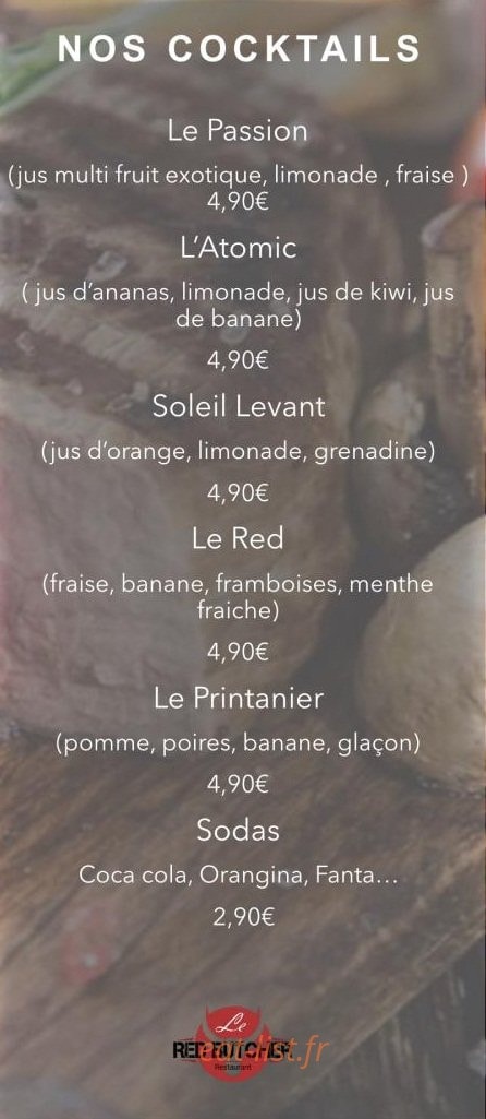Le Red Butcher — carte page 4
