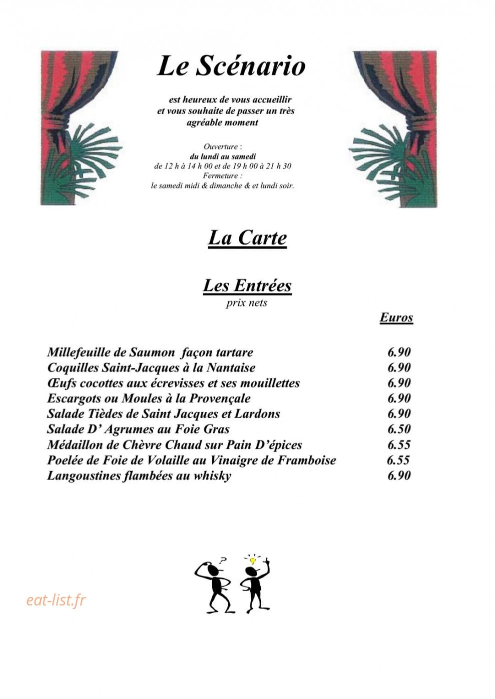 Le scénario — carte page 1