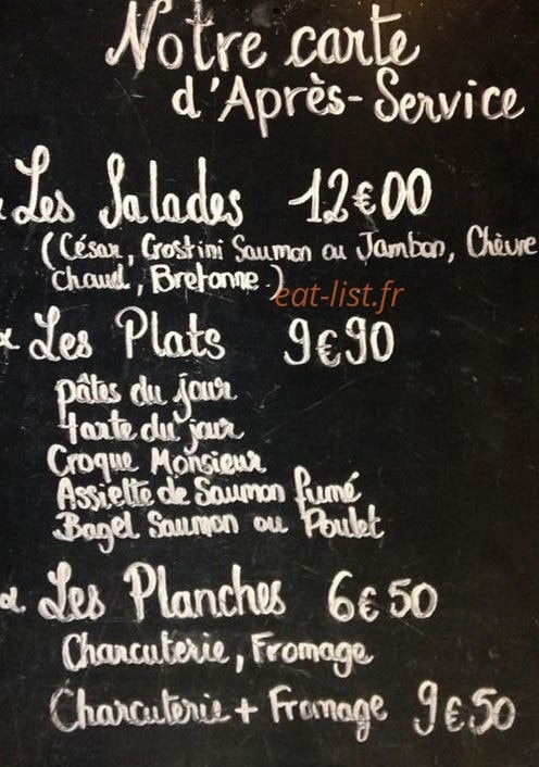 Le Select — carte page 3