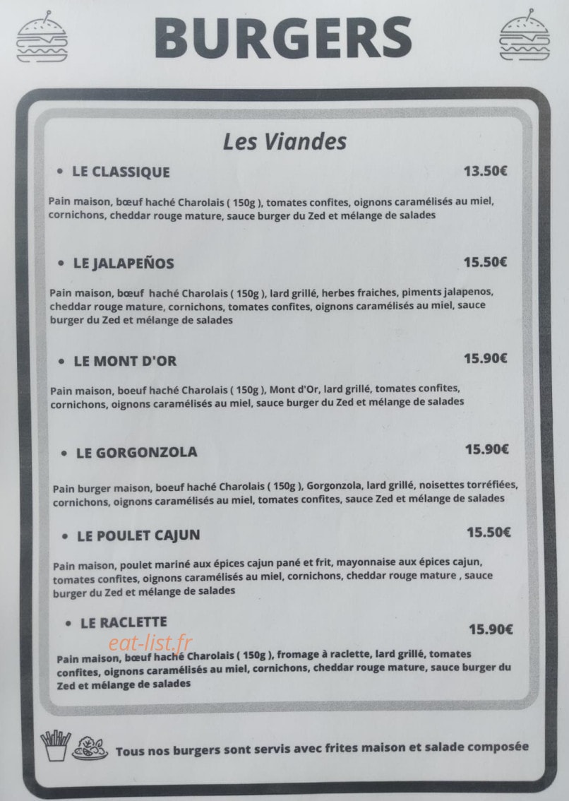 Le Zed — carte page 1