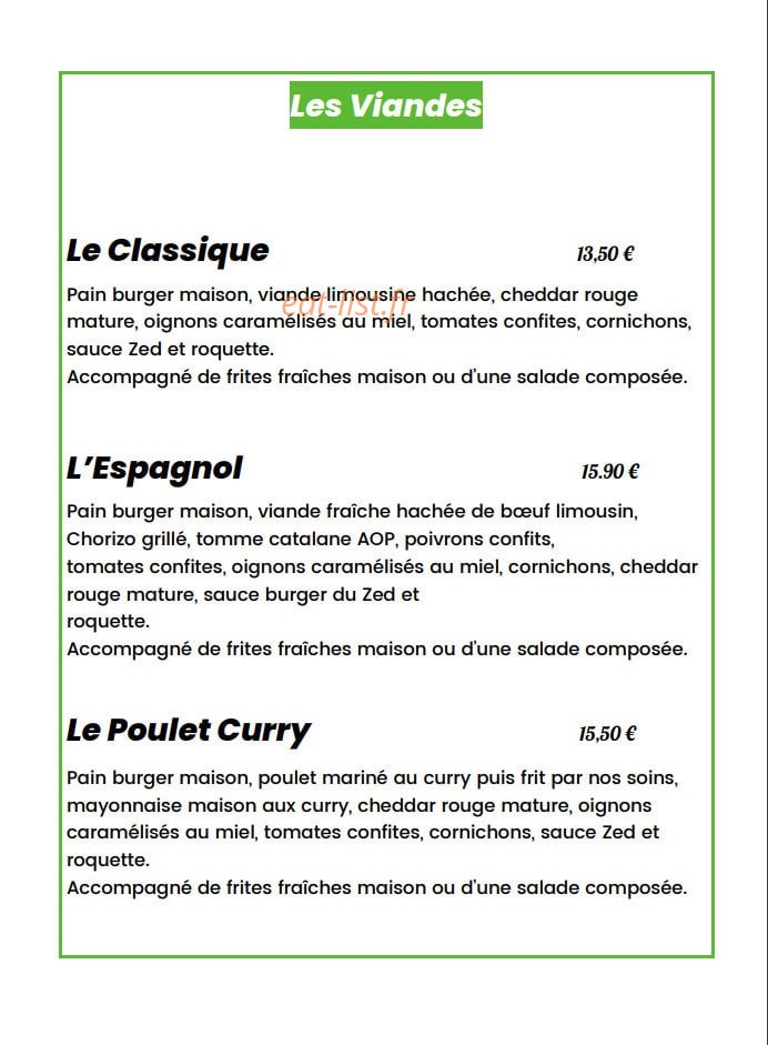 Le Zed — carte page 2