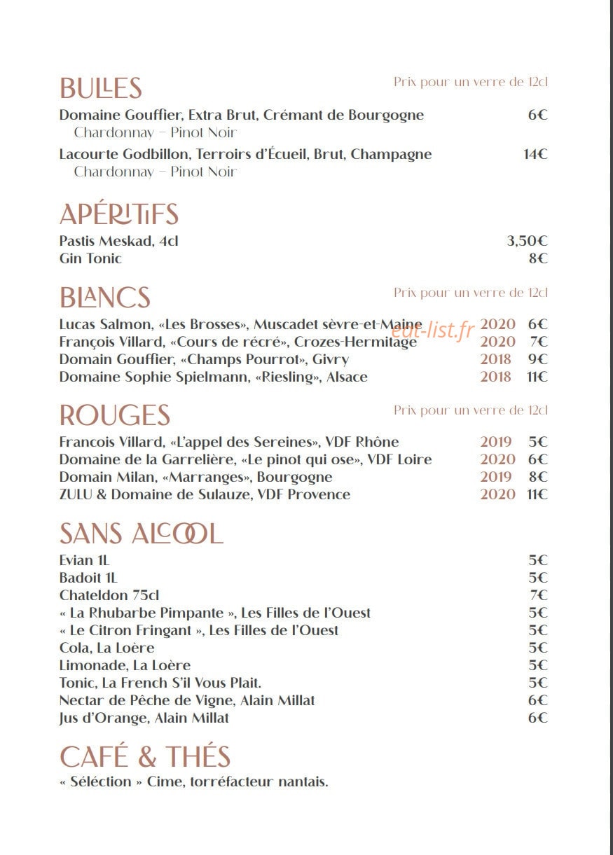 Les Cadets — carte page 3