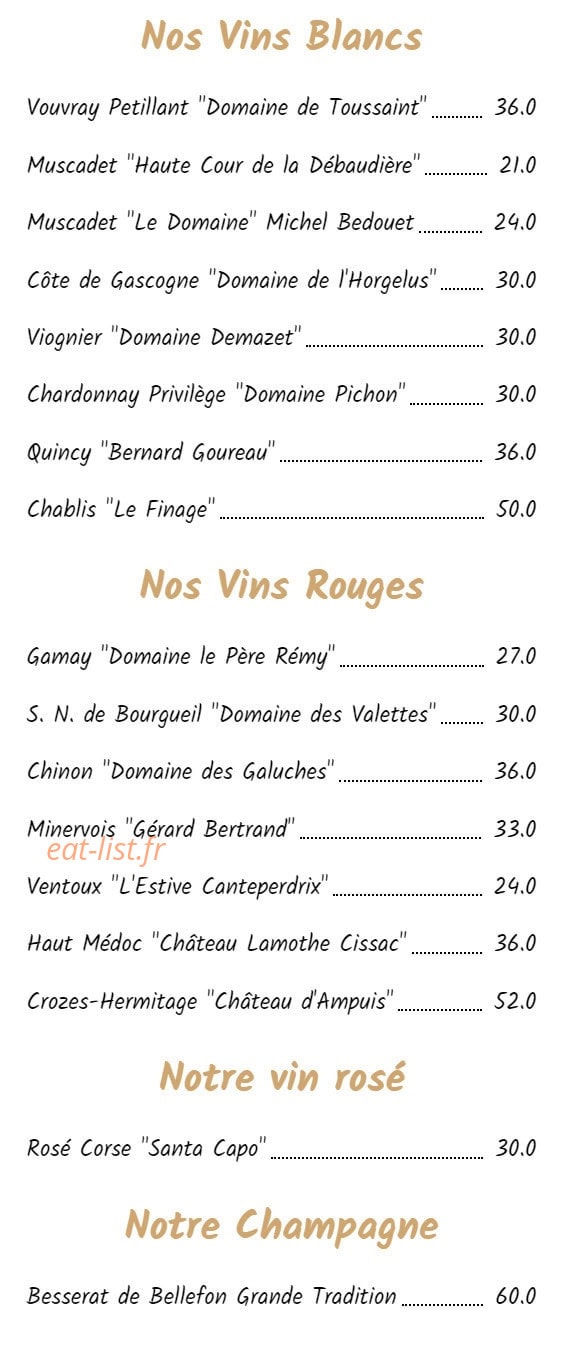 Les Cancans — carte page 2