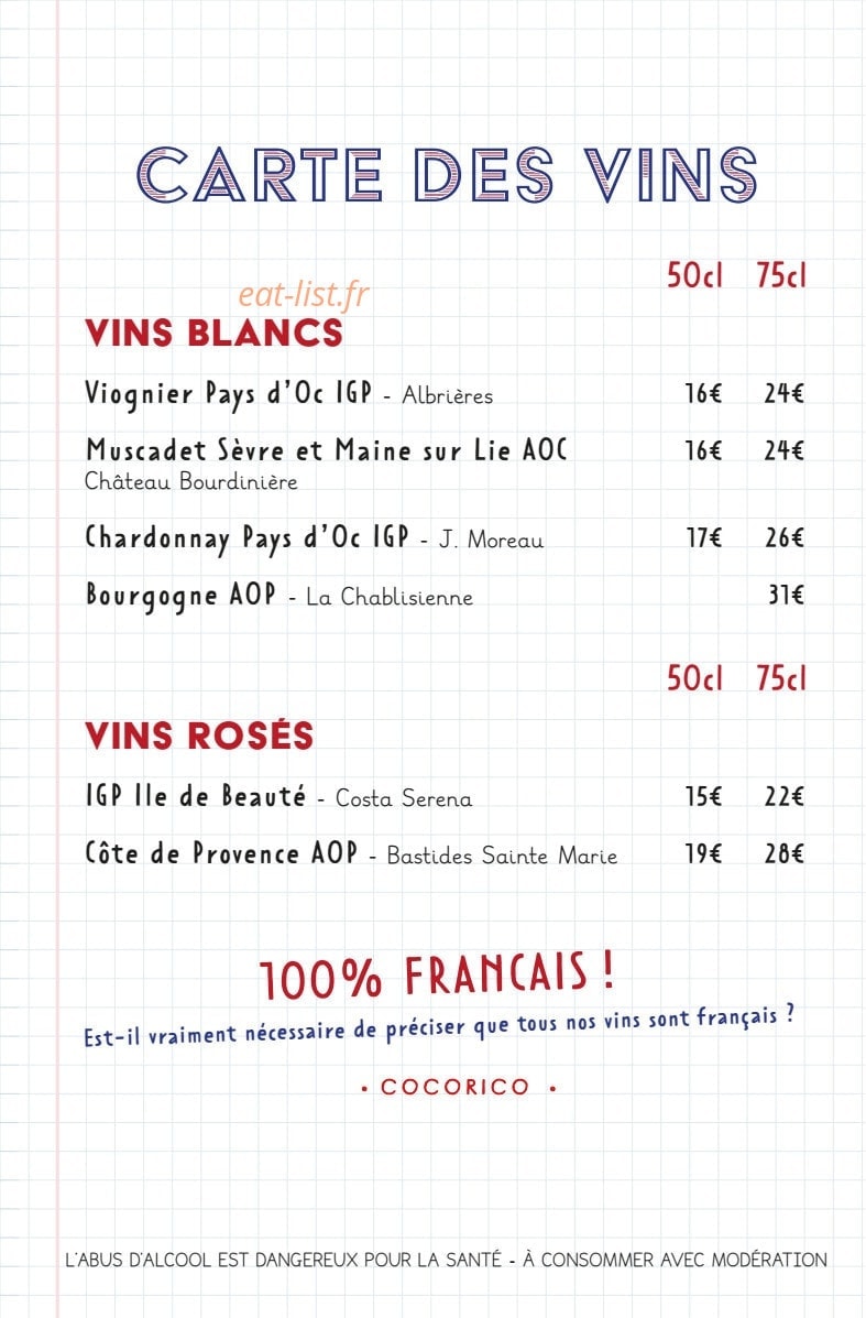Les Fils à Maman — carte page 16