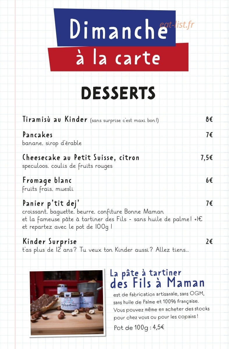 Les Fils à Maman — carte page 14