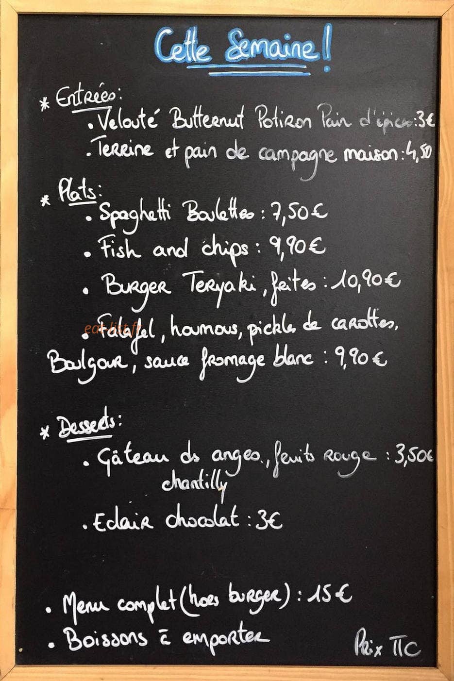 Les frangines — carte page 1