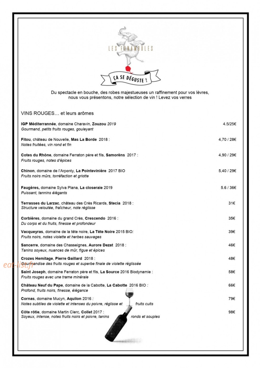 Les Funambules — carte page 10