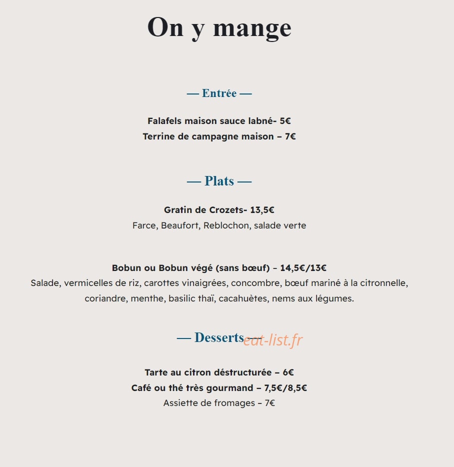 Les Mains Gauches — carte page 1
