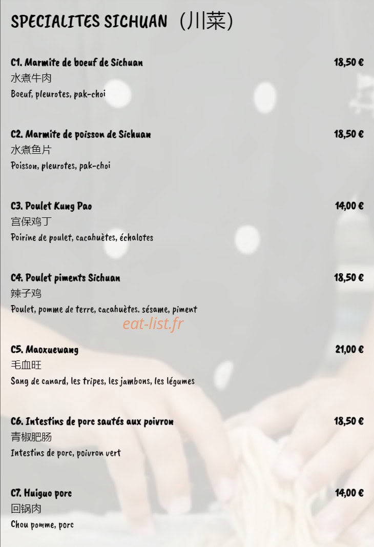 Les pâtes express — carte page 5