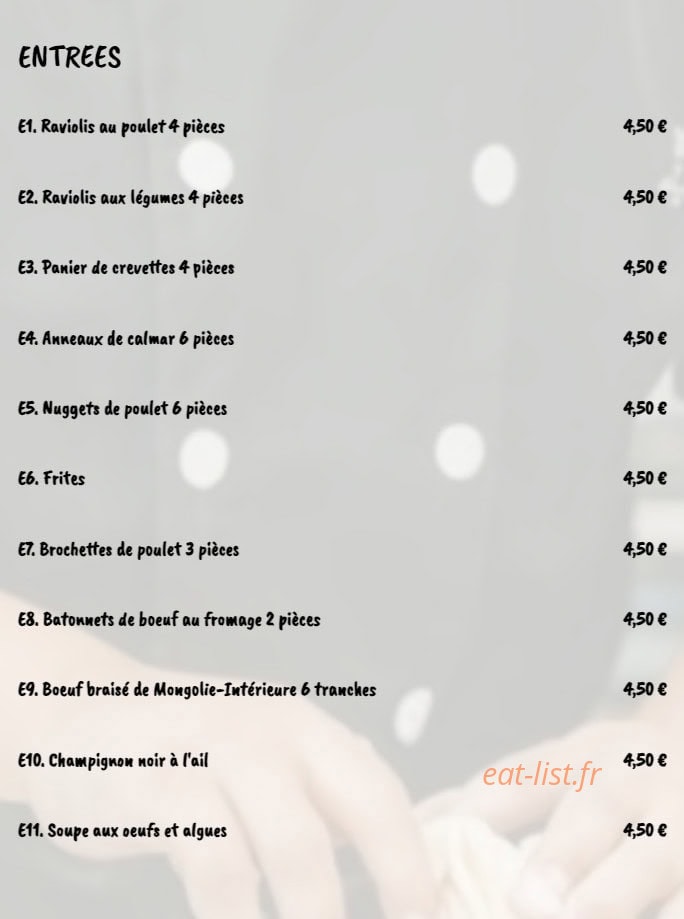 Les pâtes express — carte page 2
