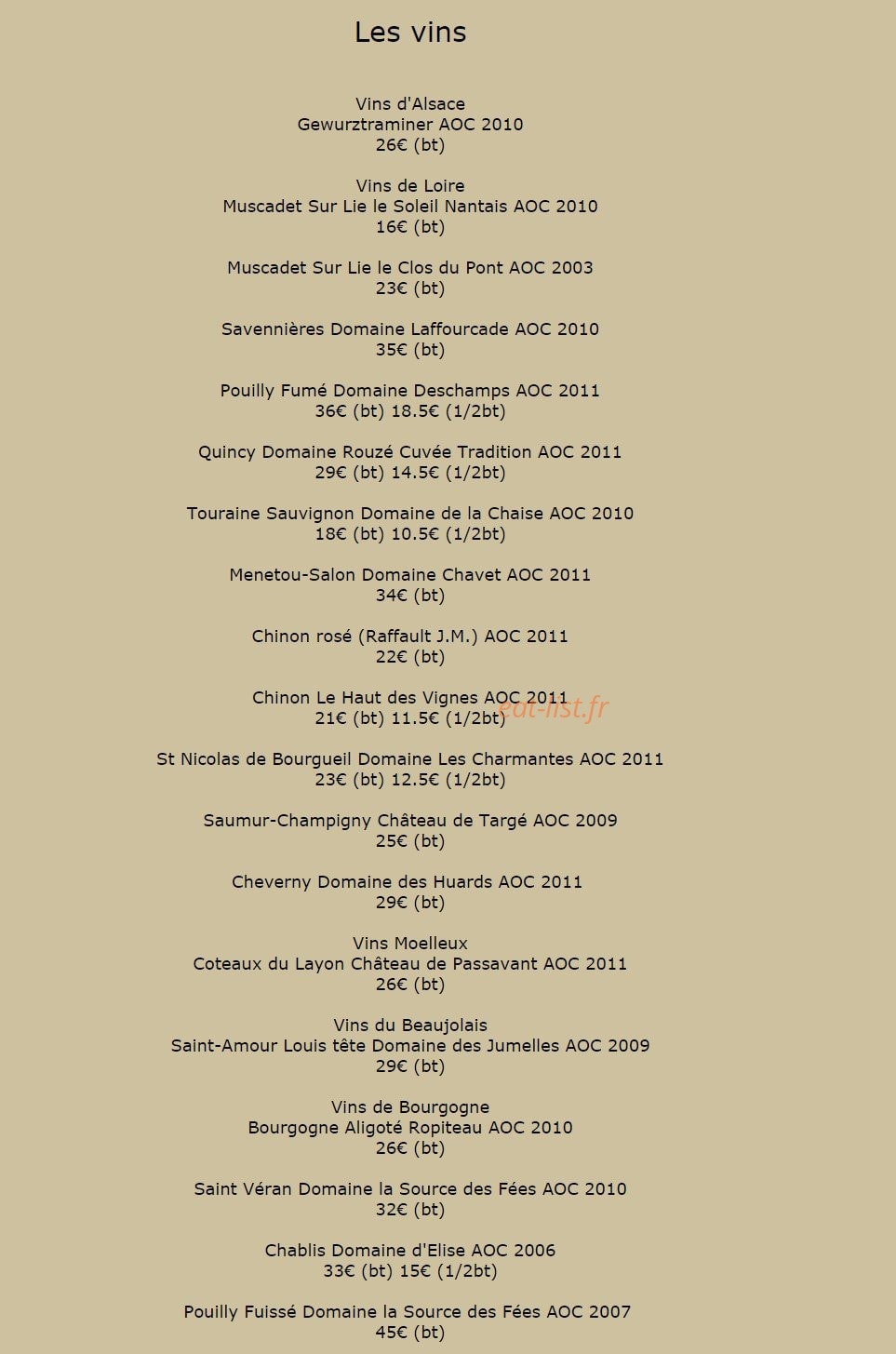 Les petits saints — carte page 7