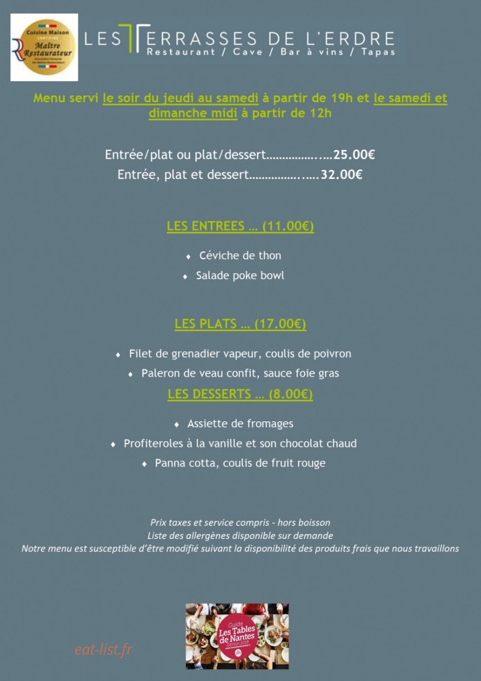 Les Terrasses de l'Erdre — carte page 1