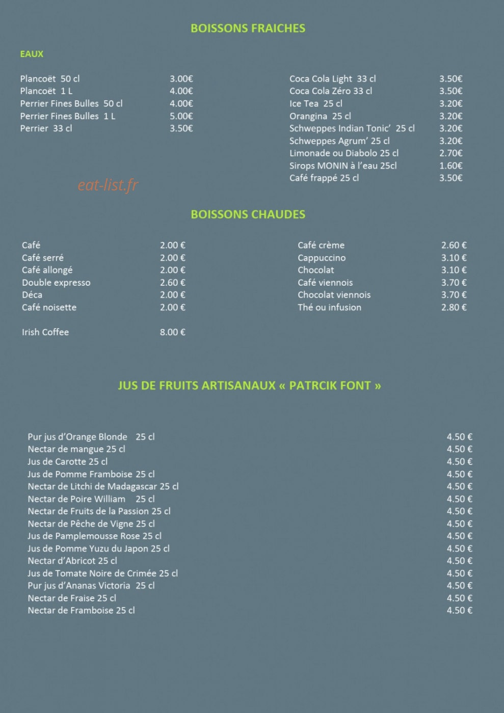 Les Terrasses de l'Erdre — carte page 4