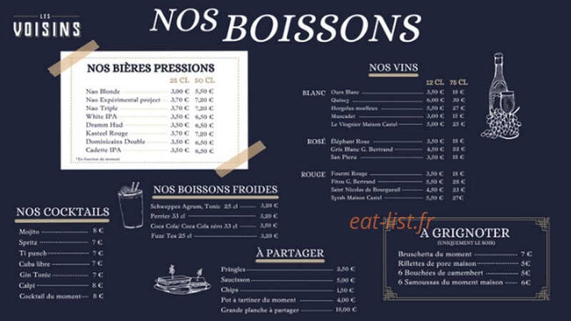 Les Voisins — carte page 3