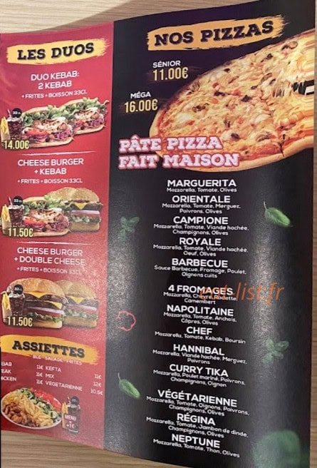 Let's Eat — carte page 2