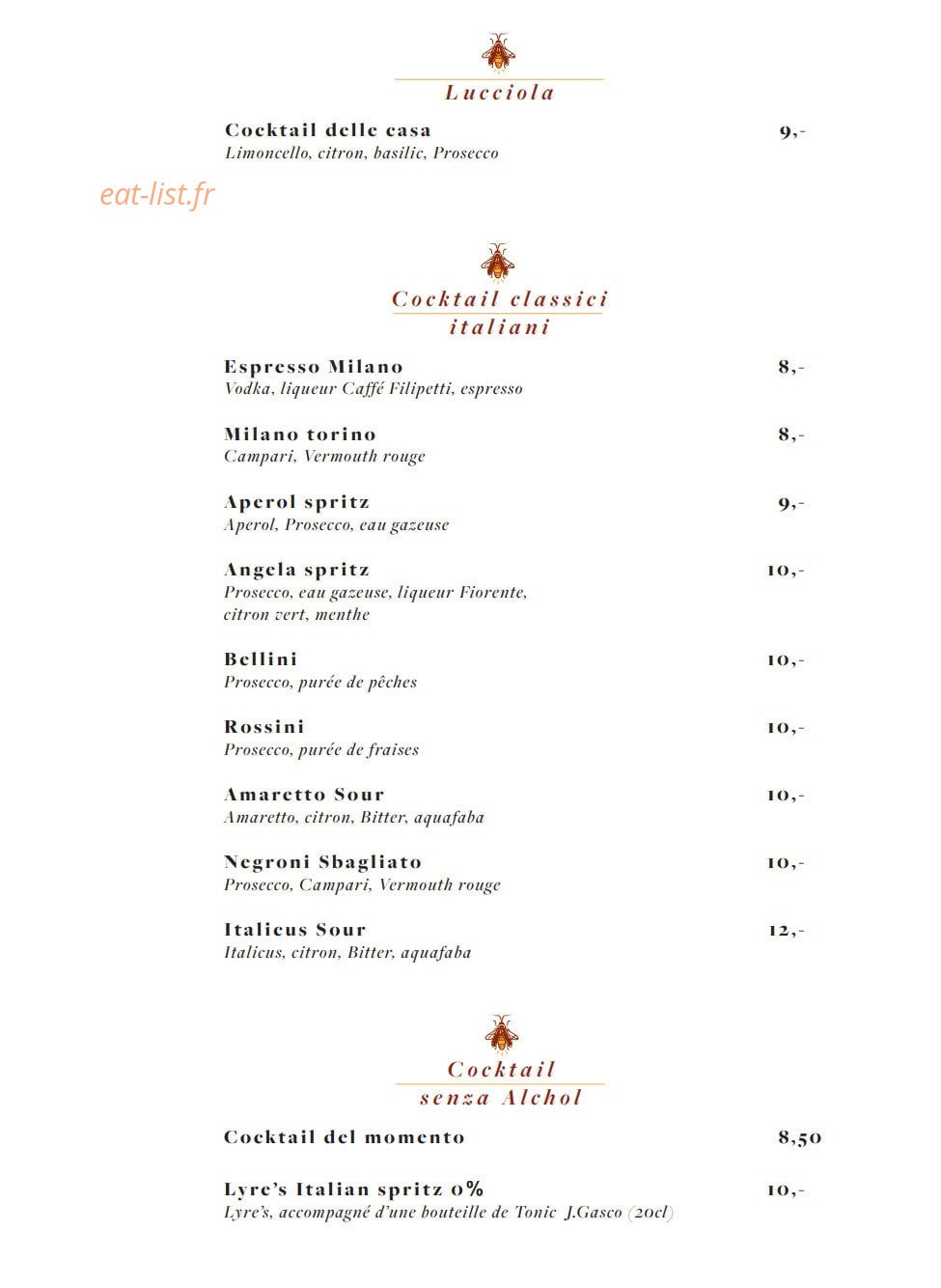 Lucciola — carte page 2