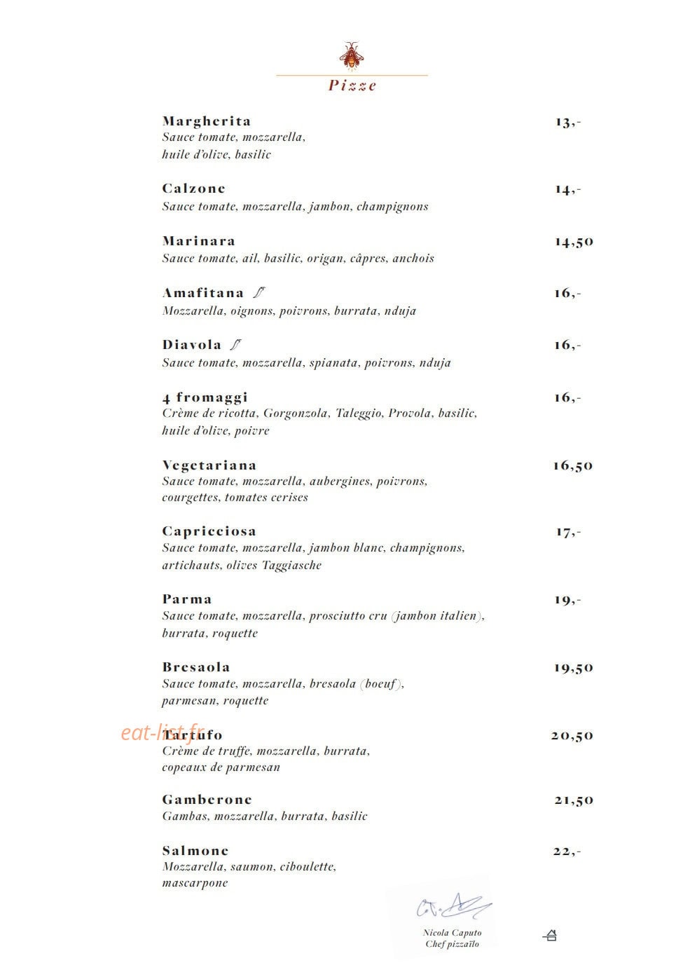 Lucciola — carte page 6