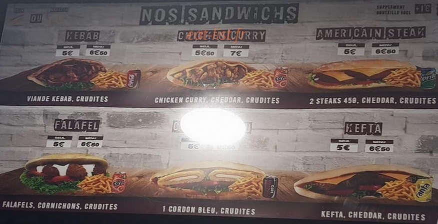 Mac Burger — carte page 4