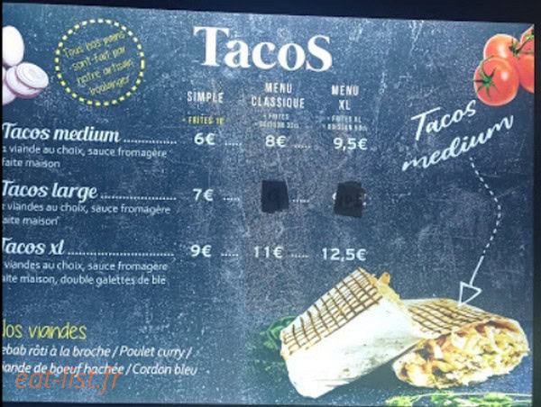 Mac Kebab — carte page 4