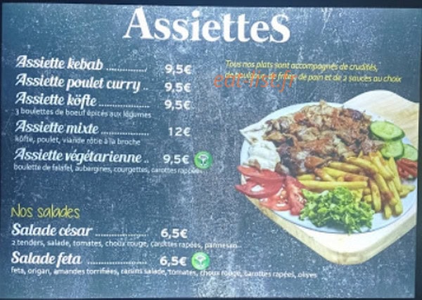 Mac Kebab — carte page 2