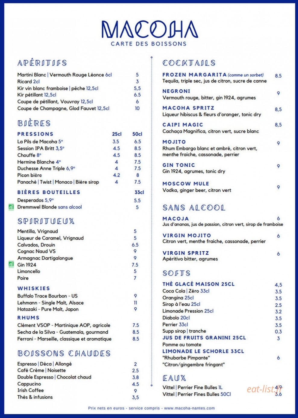Macoha — carte page 3