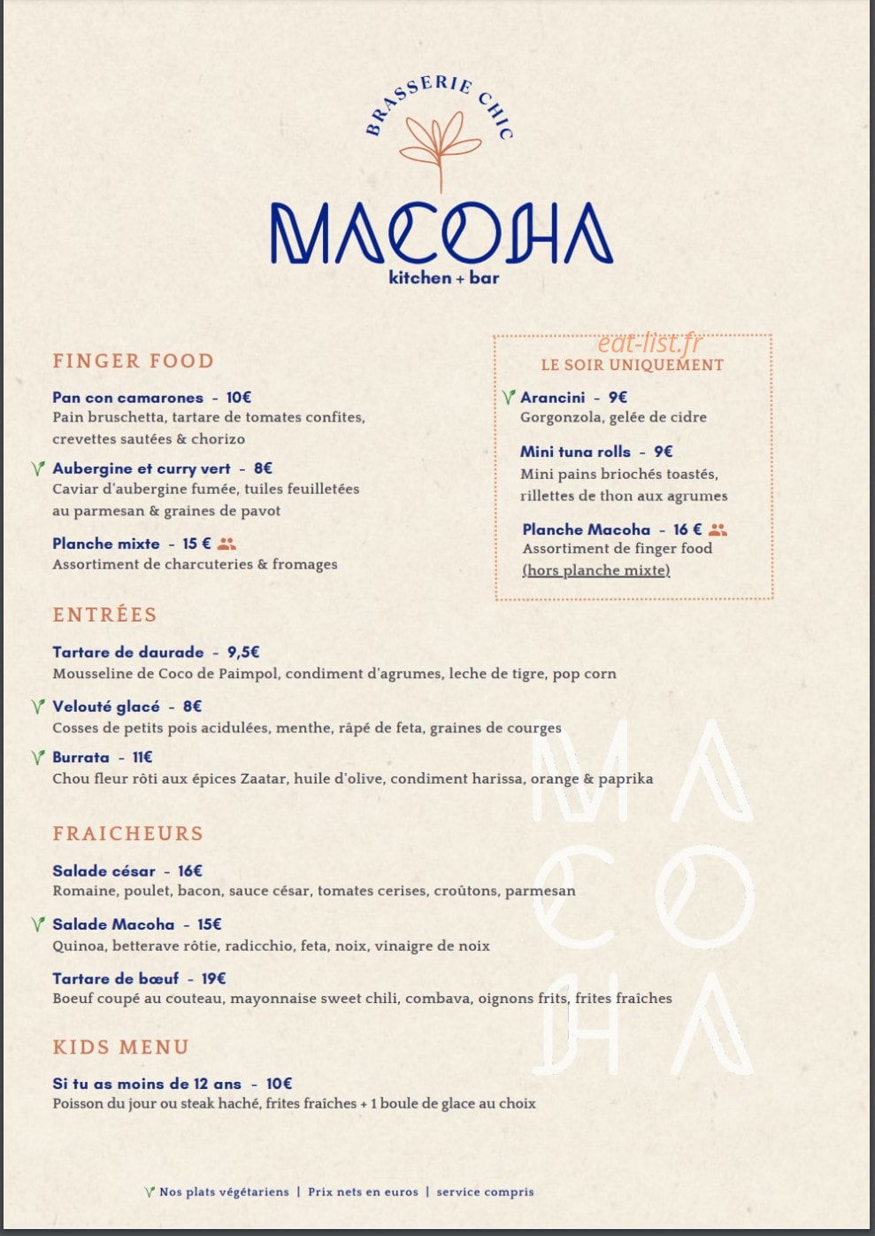 Macoha — carte page 1