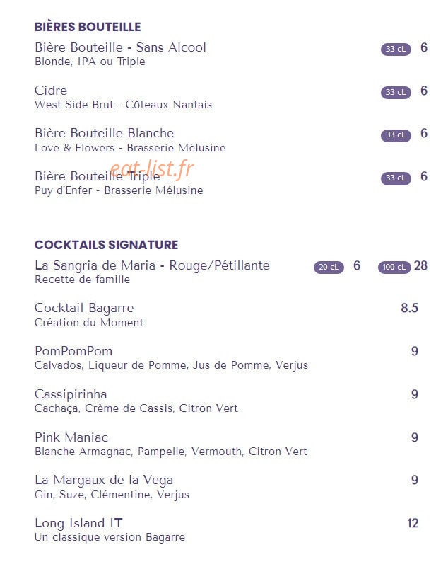 Maison Bagarre — carte page 12