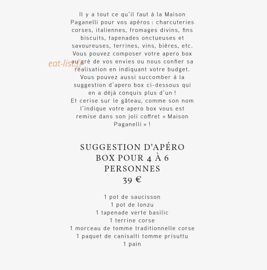 Maison Paganelli — carte page 1