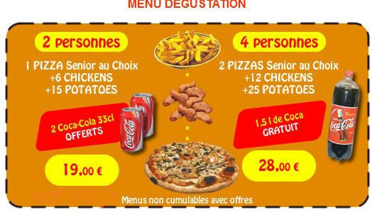 Miam Pizza — carte page 4