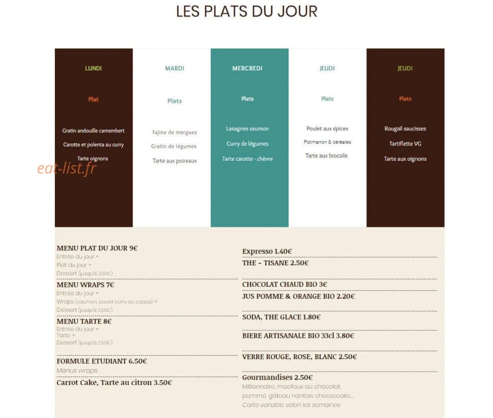Miam — carte page 1