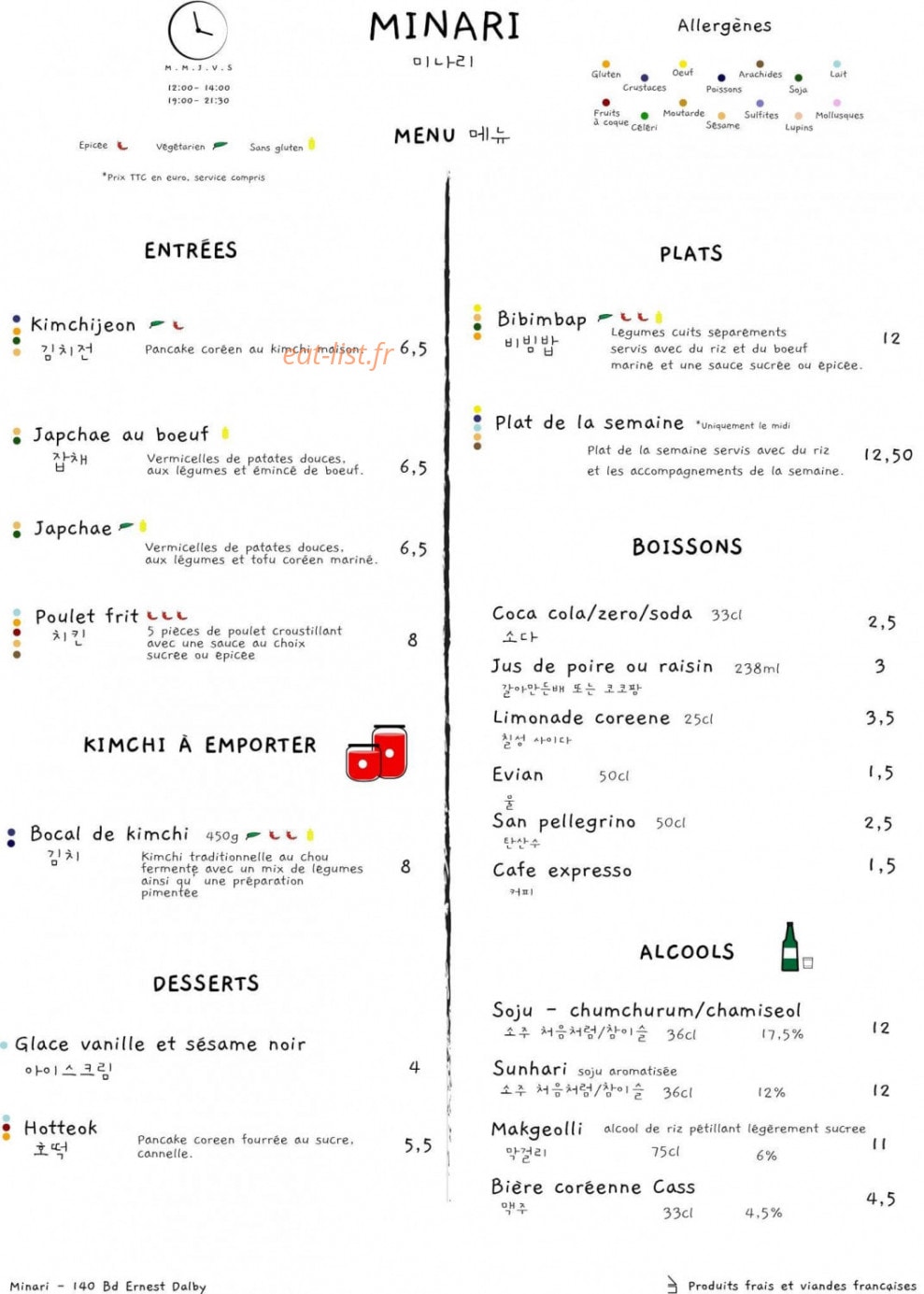 Minari — carte page 2
