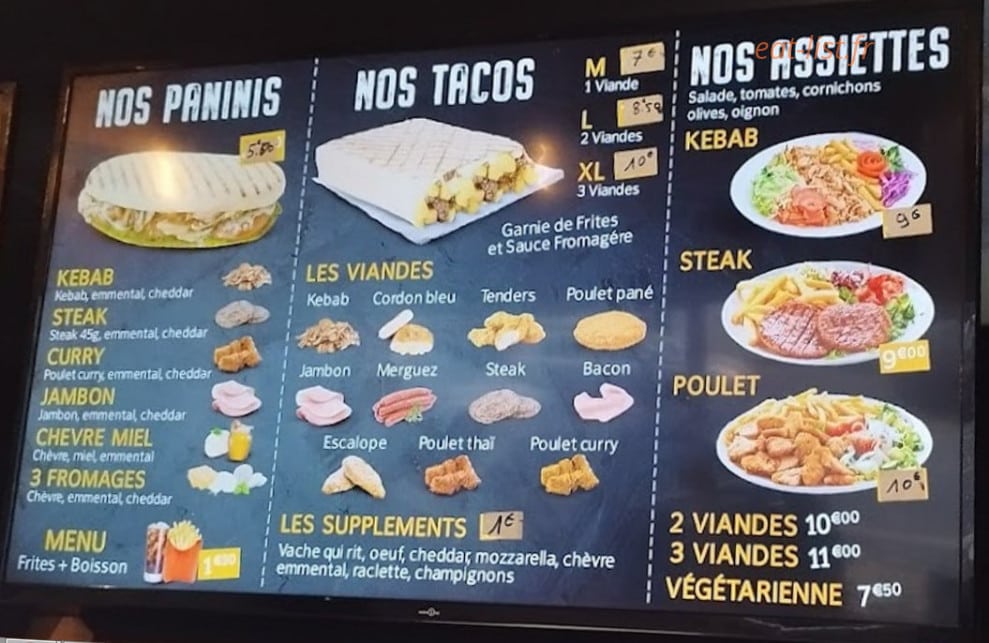 Naan Corner — carte page 2