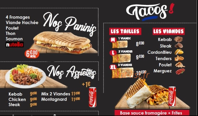 Nova Food — carte page 4