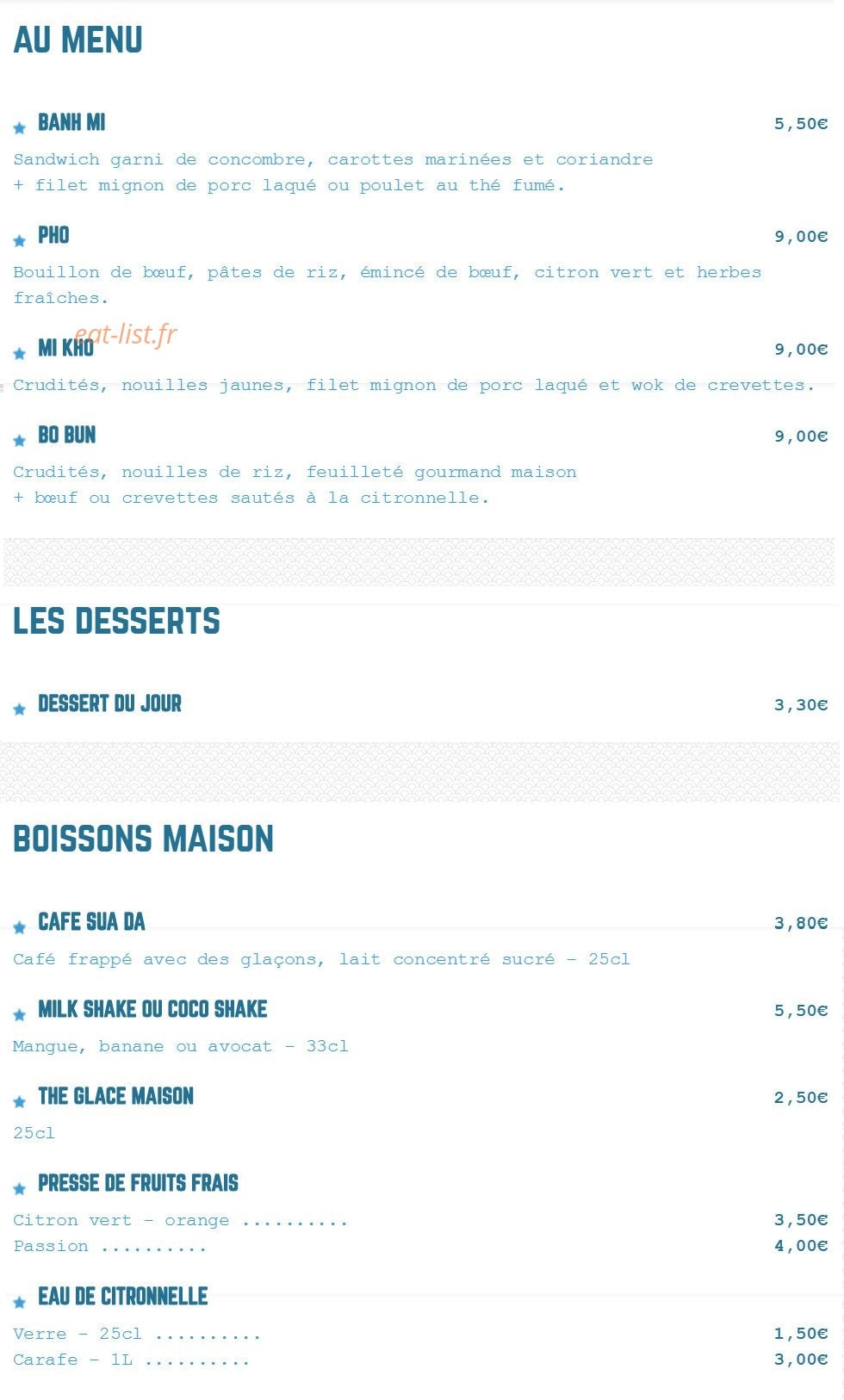 Oncle Pho — carte page 1
