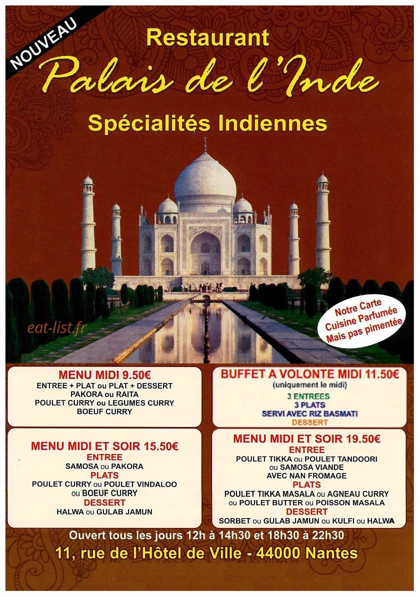 Palais de L'Inde — carte page 1