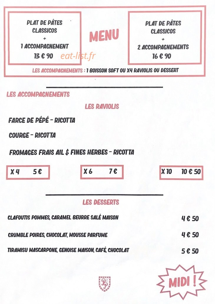 Papà Pasta — carte page 2