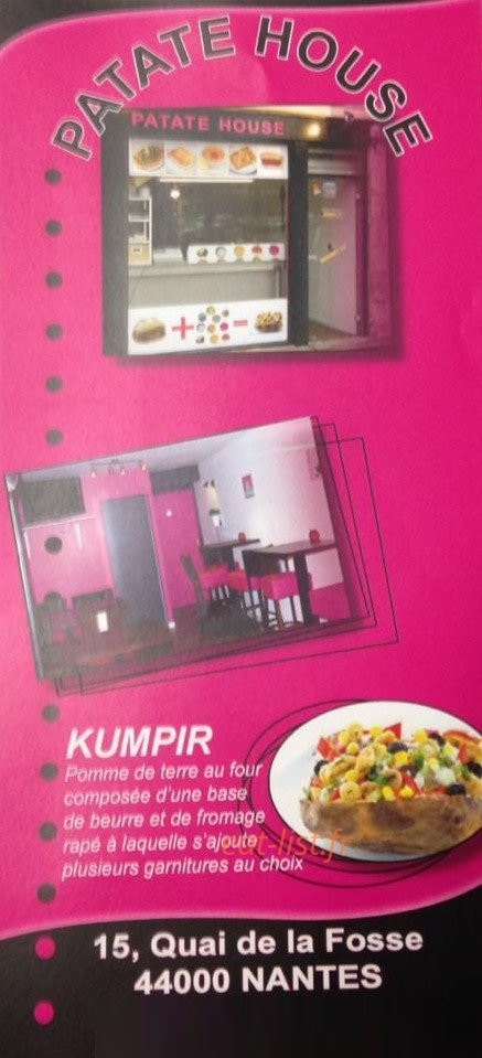 Patate house — carte page 1