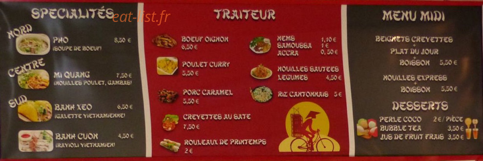 Pho Viet — carte page 1