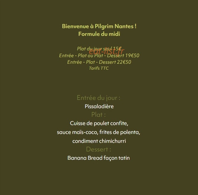 Pilgrim — carte page 1